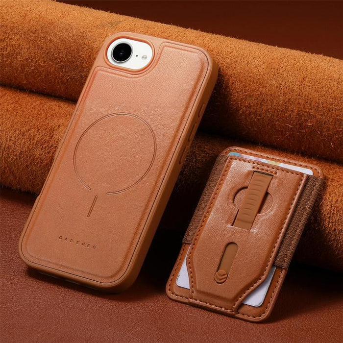 Funda para teléfono CaseNeo Retro con pulsera elástica y tarjetero magnético., For iPhone 17