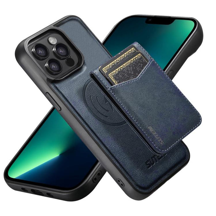 Funda para teléfono Suteni G5S5 2 en 1 con abrebotellas magnético desmontable, tarjetero y parte trasera de piel de vaca., For iPhone 17 Pro Max, For iPhone 17 Pro, For iPhone 17, For iPhone Air, For iPhone 16 Pro Max, For iPhone 16 Pro                ...