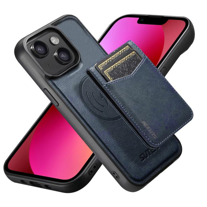 Funda para teléfono Suteni G5S5 2 en 1 con abrebotellas magnético desmontable, tarjetero y parte trasera de piel de vaca., For iPhone 17 Pro Max, For iPhone 17 Pro, For iPhone 17, For iPhone Air, For iPhone 16 Pro Max, For iPhone 16 Pro                ...