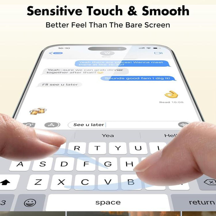 25 láminas de vidrio templado HD antihuellas de aluminio de alta calidad con protección semitransparente., For iPhone 17e / 16e, For iPhone 17 Pro Max, For iPhone 17 Pro, For iPhone 17, For iPhone Air, For iPhone 16 Pro Max, For iPhone 16 Pro          ...