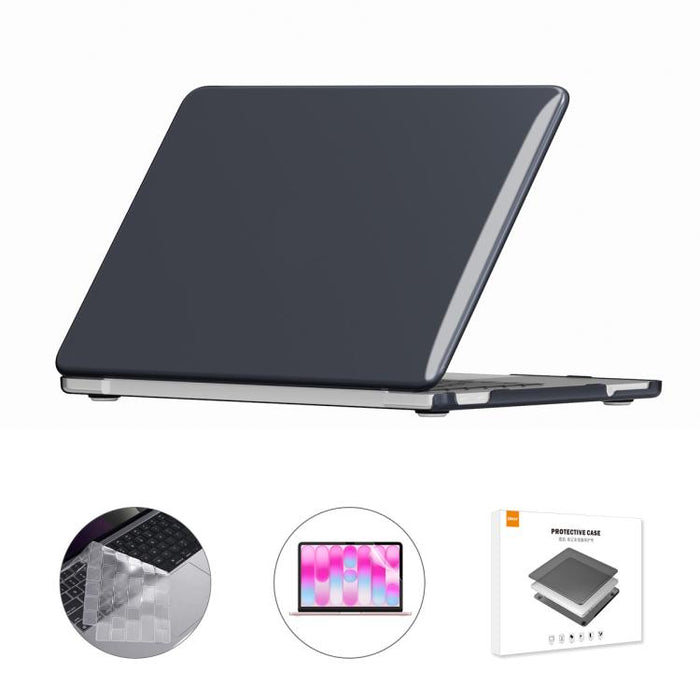 Funda protectora ENKAY versión EU 3 en 1 Crystal con protector de pantalla de TPU y protector de pantalla de PET., For MacBook Neo 13 inch 2026 (A3404) 256G, For MacBook Neo 13 inch 2026 (A3404) 512G