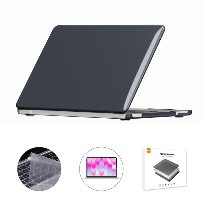 Funda protectora ENKAY versión EU 3 en 1 Crystal con protector de pantalla de TPU y protector de pantalla de PET., For MacBook Neo 13 inch 2026 (A3404) 256G, For MacBook Neo 13 inch 2026 (A3404) 512G
