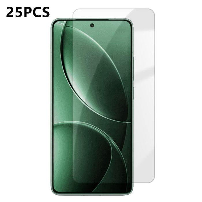 25 láminas de vidrio templado HD antihuellas de aluminio de alta calidad con protección semitransparente., For Xiaomi 17 Max 5G, For Redmi K90 Max 5G, For Xiaomi 17 Ultra, For Redmi K90, For Redmi K90 Pro Max, For Xiaomi 17 Pro Max                     ...