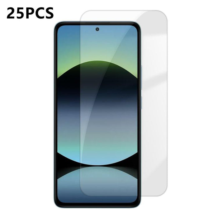 25 láminas de vidrio templado HD antihuellas de aluminio de alta calidad con protección semitransparente., For Xiaomi 17 Max 5G, For Redmi K90 Max 5G, For Xiaomi 17 Ultra, For Redmi K90, For Redmi K90 Pro Max, For Xiaomi 17 Pro Max                     ...