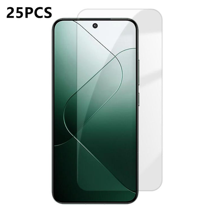 25 láminas de vidrio templado HD antihuellas de aluminio de alta calidad con protección semitransparente., For Xiaomi 17 Max 5G, For Redmi K90 Max 5G, For Xiaomi 17 Ultra, For Redmi K90, For Redmi K90 Pro Max, For Xiaomi 17 Pro Max                     ...