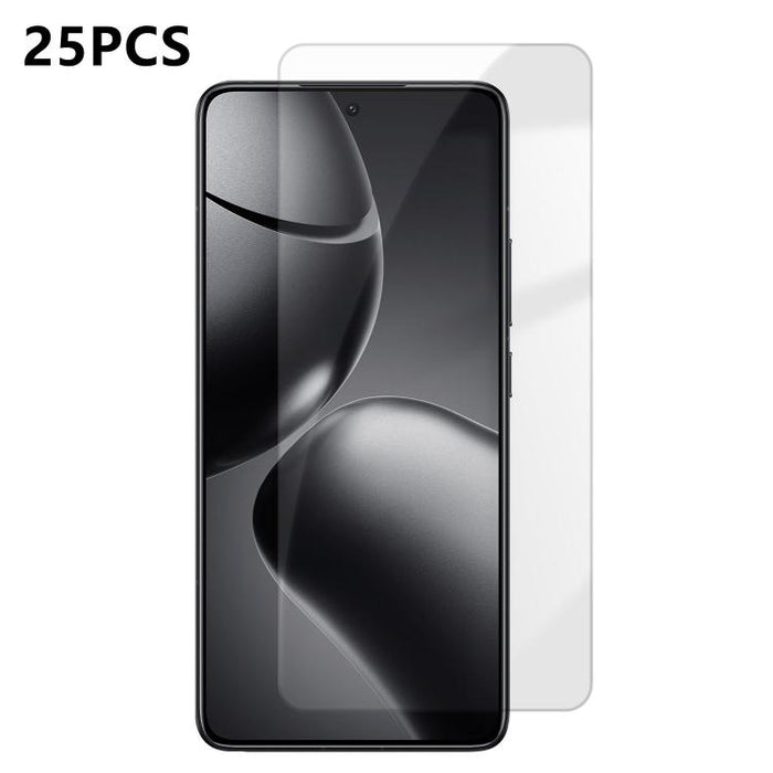 25 láminas de vidrio templado HD antihuellas de aluminio de alta calidad con protección semitransparente., For Xiaomi 17 Max 5G, For Redmi K90 Max 5G, For Xiaomi 17 Ultra, For Redmi K90, For Redmi K90 Pro Max, For Xiaomi 17 Pro Max                     ...