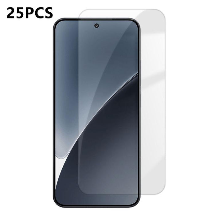 25 láminas de vidrio templado HD antihuellas de aluminio de alta calidad con protección semitransparente., For Xiaomi 17 Max 5G, For Redmi K90 Max 5G, For Xiaomi 17 Ultra, For Redmi K90, For Redmi K90 Pro Max, For Xiaomi 17 Pro Max                     ...