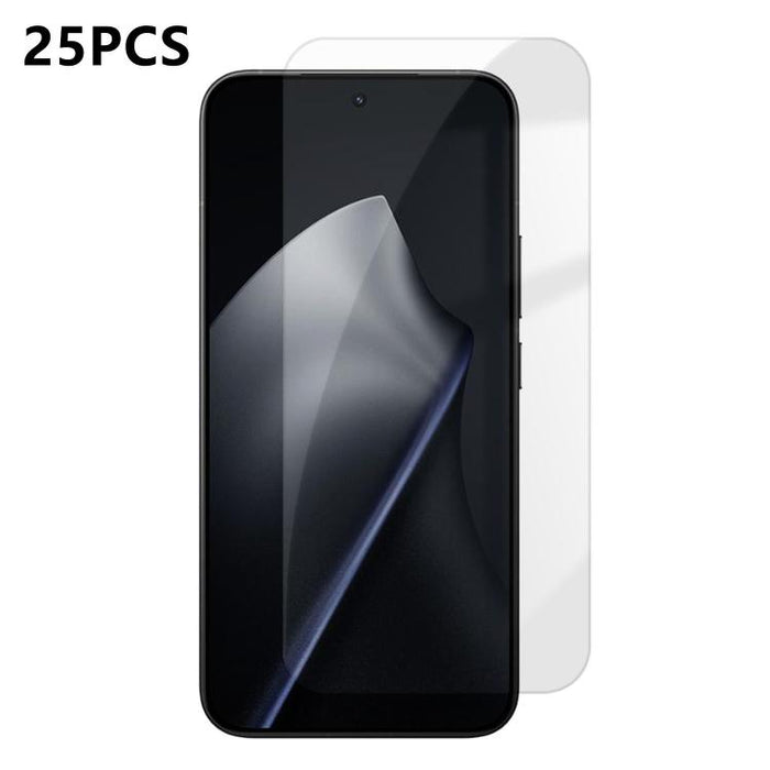 25 láminas de vidrio templado HD antihuellas de aluminio de alta calidad con protección semitransparente., For Xiaomi 17 Max 5G, For Redmi K90 Max 5G, For Xiaomi 17 Ultra, For Redmi K90, For Redmi K90 Pro Max, For Xiaomi 17 Pro Max                     ...