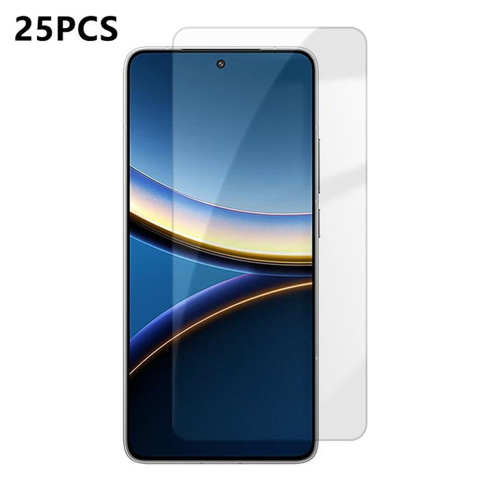 25 láminas de vidrio templado HD antihuellas de aluminio de alta calidad con protección semitransparente., For Xiaomi 17 Max 5G, For Redmi K90 Max 5G, For Xiaomi 17 Ultra, For Redmi K90, For Redmi K90 Pro Max, For Xiaomi 17 Pro Max                     ...