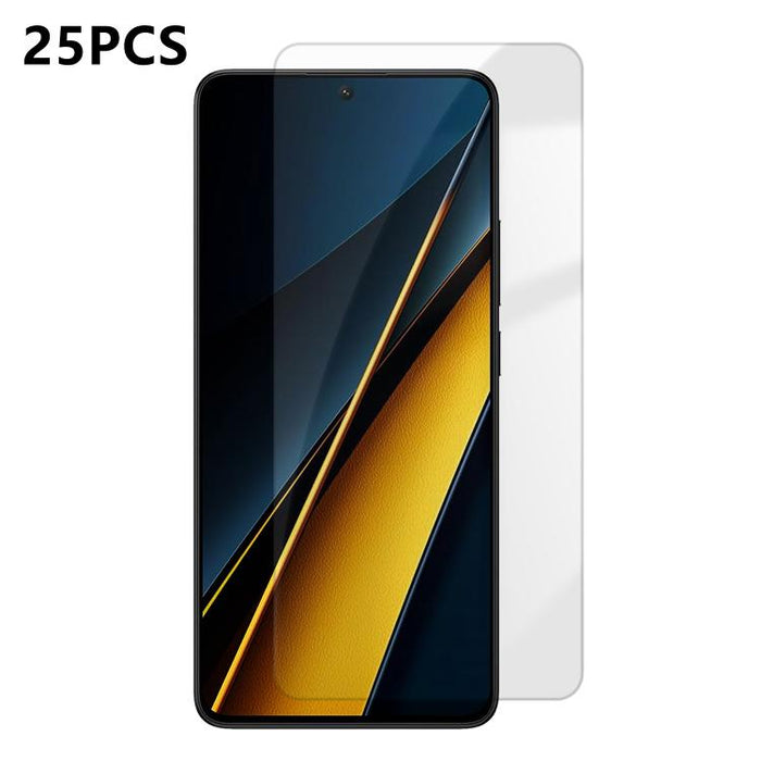 25 láminas de vidrio templado HD antihuellas de aluminio de alta calidad con protección semitransparente., For Xiaomi 17 Max 5G, For Redmi K90 Max 5G, For Xiaomi 17 Ultra, For Redmi K90, For Redmi K90 Pro Max, For Xiaomi 17 Pro Max                     ...