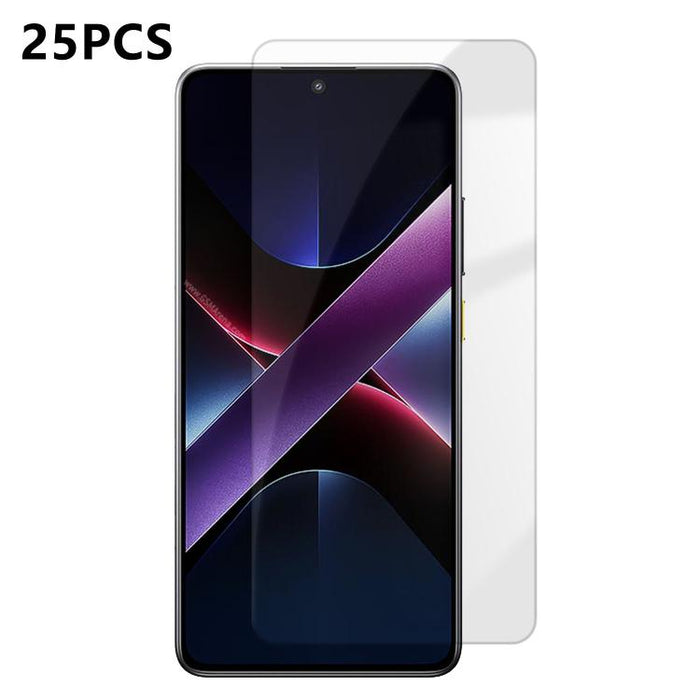 25 láminas de vidrio templado HD antihuellas de aluminio de alta calidad con protección semitransparente., For Xiaomi 17 Max 5G, For Redmi K90 Max 5G, For Xiaomi 17 Ultra, For Redmi K90, For Redmi K90 Pro Max, For Xiaomi 17 Pro Max                     ...