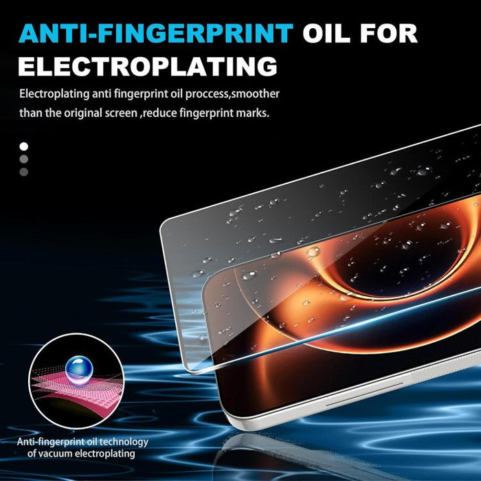 25 láminas de vidrio templado HD antihuellas de aluminio de alta calidad con protección semitransparente., For Xiaomi 17 Max 5G, For Redmi K90 Max 5G, For Xiaomi 17 Ultra, For Redmi K90, For Redmi K90 Pro Max, For Xiaomi 17 Pro Max                     ...