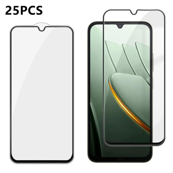 25 láminas de vidrio templado HD de alta calidad, con acabado de aluminio, cobertura total, antihuellas y serigrafía., For Xiaomi 17 Max 5G, For Redmi K90 Max 5G, For Xiaomi Poco C81 Pro 4G, For Redmi R70m 5G, For Redmi R70 5G, For Xiaomi 17T 5G       ...