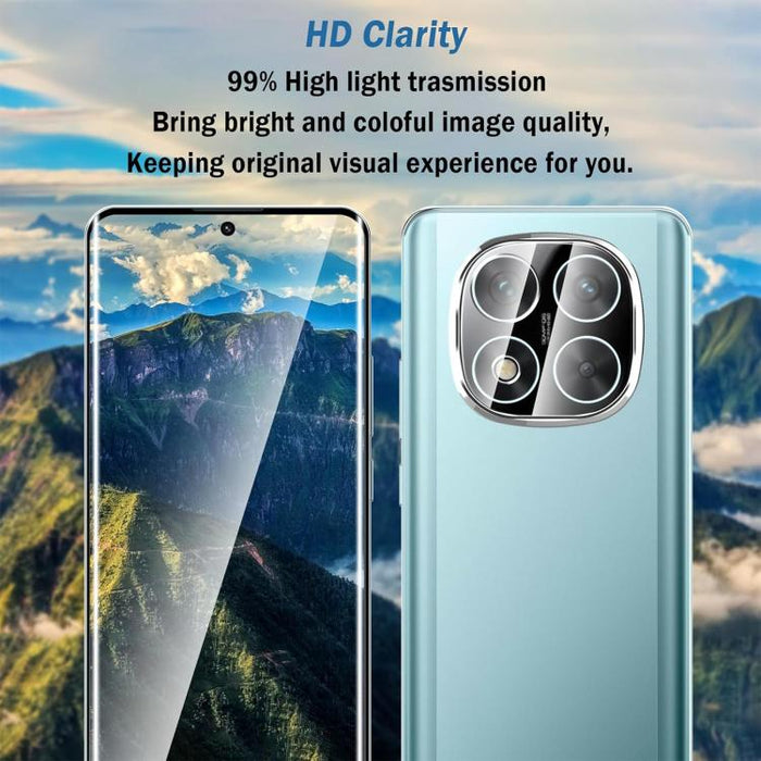 25 láminas de vidrio templado curvado HD de alta calidad, con acabado de aluminio, cobertura total, antihuellas y serigrafía., For Redmi Note 15 4G / 5G Global 164mm, For Redmi Note 15 Pro+ Global 163.3mm, For Xiaomi 15S Pro, For Xiaomi Poco X7        ...
