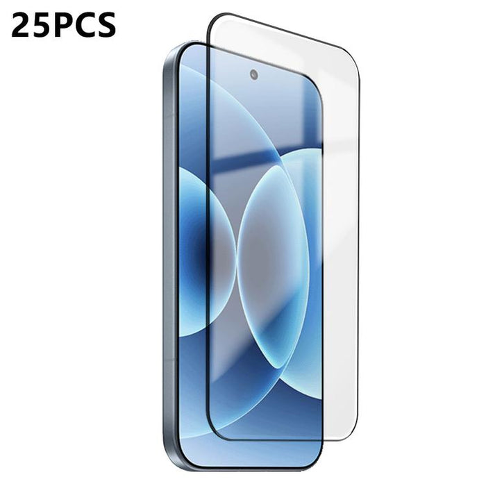 25 láminas de vidrio templado de alta alúmina ultrafinas con impresión ultrasónica HD y adhesivo completo., For Xiaomi Poco F8 Ultra, For Redmi Note 15 Pro 4G Global 163.2mm, For Xiaomi Poco F8 Pro, For Redmi K90 Pro Max Champion Edition, For Redmi K90...