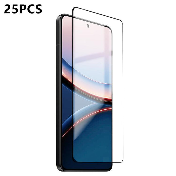 25 láminas de vidrio templado de alta alúmina ultrafinas con impresión ultrasónica HD y adhesivo completo., For Xiaomi Poco F8 Ultra, For Redmi Note 15 Pro 4G Global 163.2mm, For Xiaomi Poco F8 Pro, For Redmi K90 Pro Max Champion Edition, For Redmi K90...
