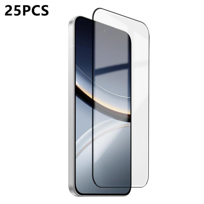 25 láminas de vidrio templado de alta alúmina ultrafinas con impresión ultrasónica HD y adhesivo completo., For Xiaomi Poco F8 Ultra, For Redmi Note 15 Pro 4G Global 163.2mm, For Xiaomi Poco F8 Pro, For Redmi K90 Pro Max Champion Edition, For Redmi K90...