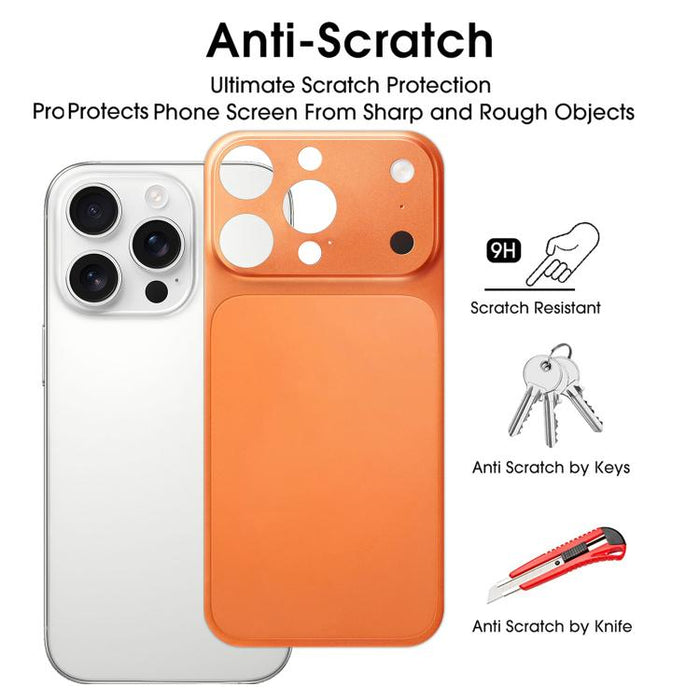Transformación instantánea en 17 Pro Series Ultra Thin Frosted PET Back Cover, For iPhone 16 Pro, For iPhone 15 Pro, For iPhone 14 Pro, For iPhone 13 Pro