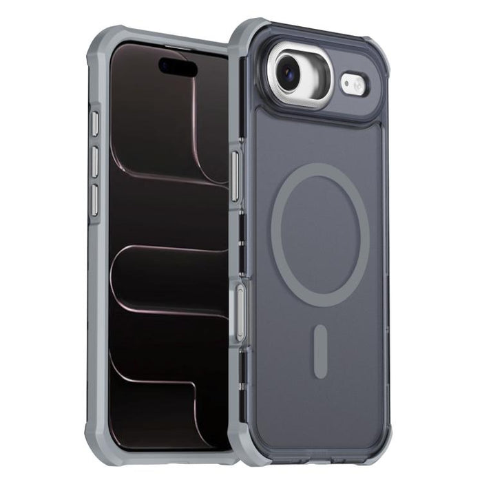 Funda para teléfono magnética semitransparente con acabado mate y protección antichoque en las cuatro esquinas, con tacto suave al tacto., For iPhone 17e / 16e, For iPhone 17 Pro Max, For iPhone 17 Pro, For iPhone 17, For iPhone Air, For iPhone 16 Pro ...