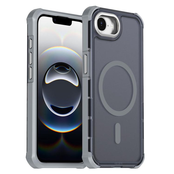 Funda para teléfono magnética semitransparente con acabado mate y protección antichoque en las cuatro esquinas, con tacto suave al tacto., For iPhone 17e / 16e, For iPhone 17 Pro Max, For iPhone 17 Pro, For iPhone 17, For iPhone Air, For iPhone 16 Pro ...
