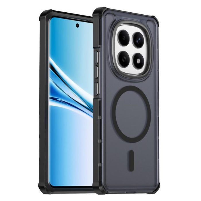 Funda para teléfono magnética semitransparente con acabado mate y protección antichoque en las cuatro esquinas, con tacto suave al tacto., For Redmi Note 15 Pro+ 5G Global 163.3mm, For Redmi Note 15 4G / 5G Global 164mm                                 ...