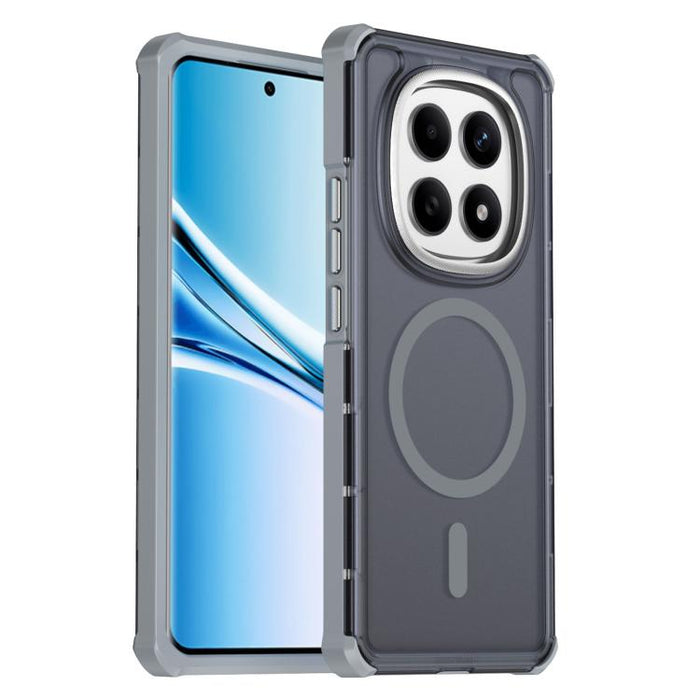 Funda para teléfono magnética semitransparente con acabado mate y protección antichoque en las cuatro esquinas, con tacto suave al tacto., For Redmi Note 15 Pro+ 5G Global 163.3mm, For Redmi Note 15 4G / 5G Global 164mm                                 ...
