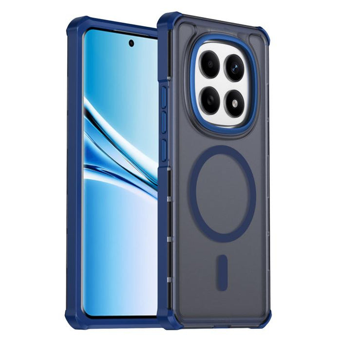 Funda para teléfono magnética semitransparente con acabado mate y protección antichoque en las cuatro esquinas, con tacto suave al tacto., For Redmi Note 15 Pro+ 5G Global 163.3mm, For Redmi Note 15 4G / 5G Global 164mm                                 ...