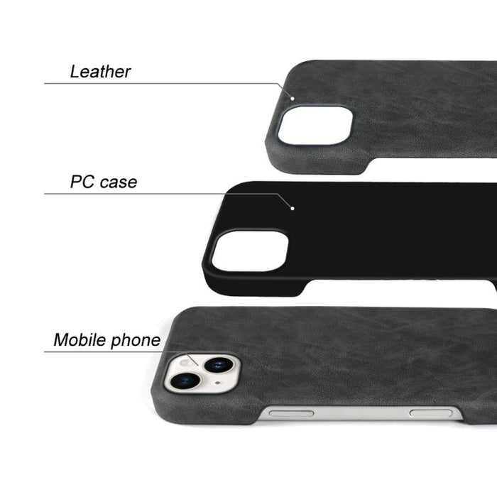 Funda trasera magnética de piel vegana con diseño retro para teléfono, For iPhone 14 Plus, For iPhone 14, Fro iPhone 14 Pro, For iPhone 14 Pro Max, For iPhone 13 Pro Max, For iPhone 13 Pro, For iPhone 13, For iPhone 12 / 12 Pro, For iPhone 12 Pro Max