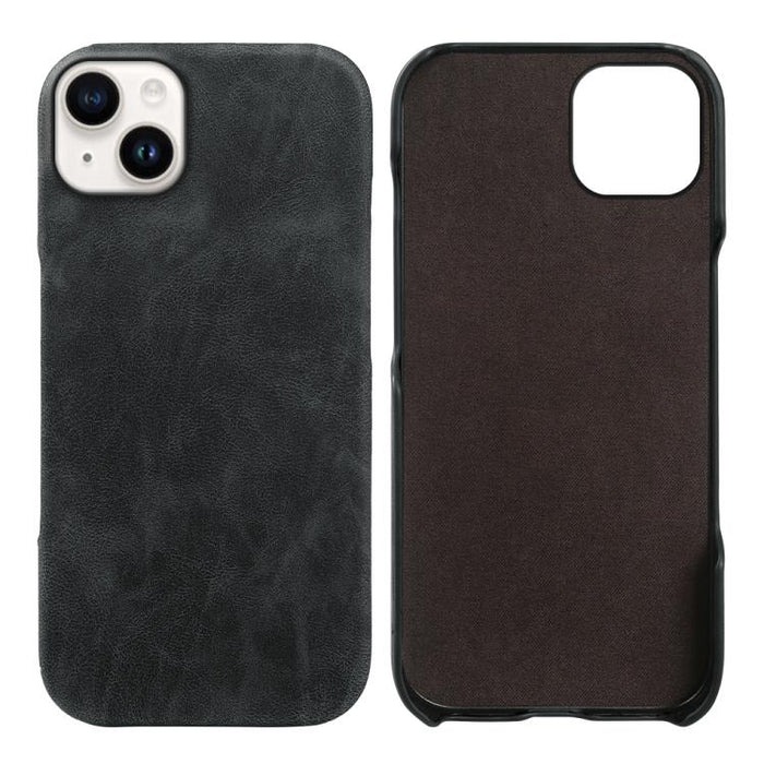 Funda trasera magnética de piel vegana con diseño retro para teléfono, For iPhone 14 Plus, For iPhone 14, Fro iPhone 14 Pro, For iPhone 14 Pro Max, For iPhone 13 Pro Max, For iPhone 13 Pro, For iPhone 13, For iPhone 12 / 12 Pro, For iPhone 12 Pro Max