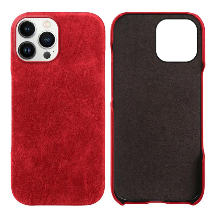 Funda trasera magnética de piel vegana con diseño retro para teléfono, For iPhone 14 Plus, For iPhone 14, Fro iPhone 14 Pro, For iPhone 14 Pro Max, For iPhone 13 Pro Max, For iPhone 13 Pro, For iPhone 13, For iPhone 12 / 12 Pro, For iPhone 12 Pro Max