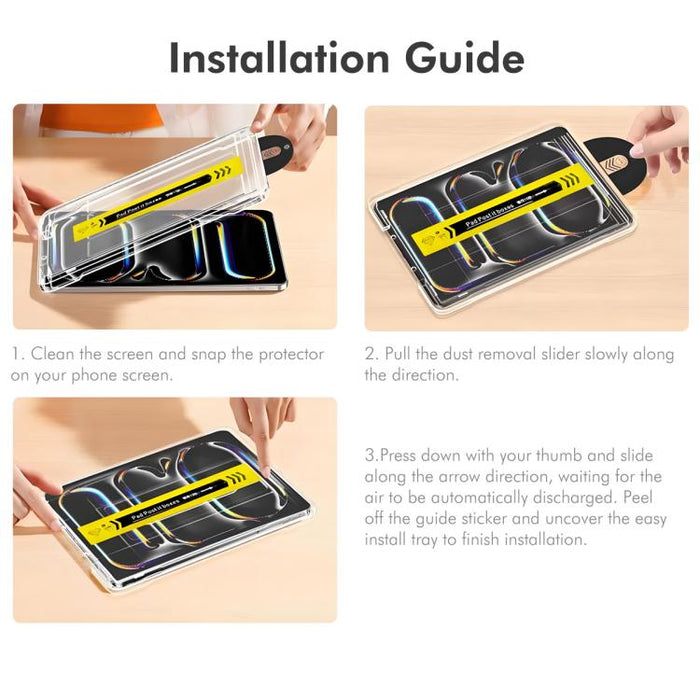 Protector de pantalla de vidrio templado a prueba de explosiones ENKAY Hat-Prince de fácil instalación y 0,33 mm para tablet., For iPad Air 11 2026 / 2025 / 2024, For iPad Pro 11 2025 / 2024, For iPad mini 6 / mini 2024                                 ...