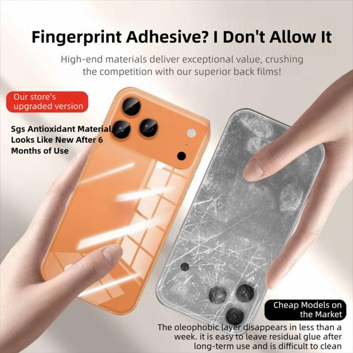 5 láminas de hidrogel transparentes HD de cobertura total con diseño de diamante invisible en la parte posterior., For iPhone 17 Pro Max, For iPhone 17 Pro, For iPhone 17, For iPhone Air, For iPhone 16 Pro Max, For iPhone 16 Pro, For iPhone 16 Plus    ...