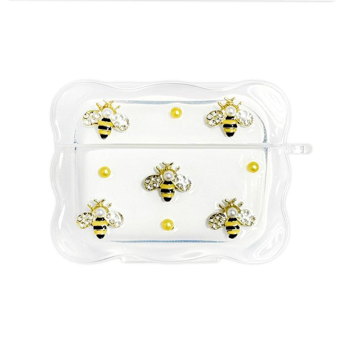 Estuche para auriculares inalámbricos Bluetooth Super-Fairy Gradient 3D Bee, For Airpods Pro 3, For Airpods Pro / Pro 2