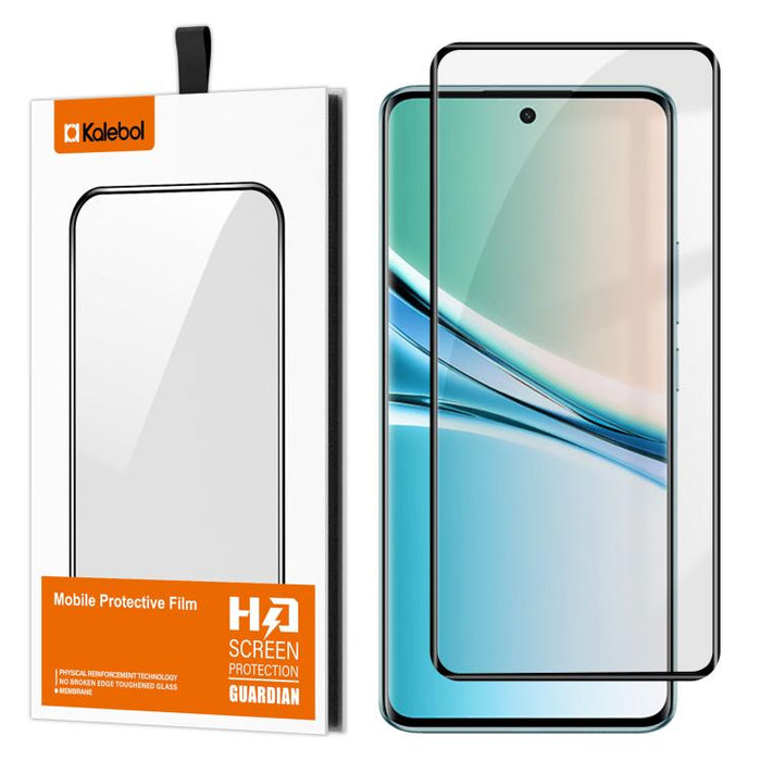 Película de vidrio templado HD serigrafiada de alto contenido en aluminio, curva, con adhesivo completo y cobertura total de Kalebol., For Redmi Note 15 Pro+ 5G Global 163.3mm, For Redmi Note 15 5G Global 164mm, For Xiaomi Civi 5 Pro, For Xiaomi 15S Pr...