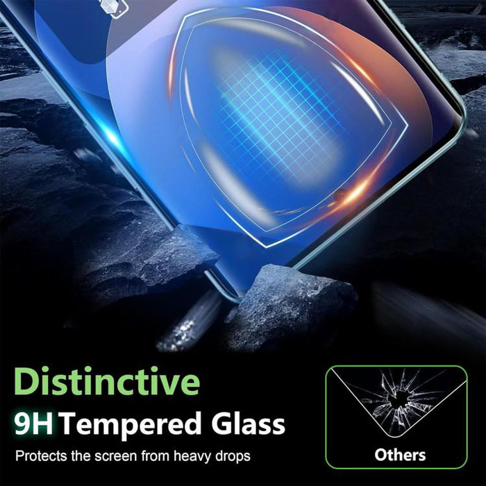 10 láminas de vidrio templado HD serigrafiadas, curvas, con adhesivo completo, de alto contenido en aluminio, con cobertura total y antihuellas, de la marca Kalebol., For Redmi Note 15 Pro+ 5G Global 163.3mm, For Redmi Note 15 5G Global 164mm          ...