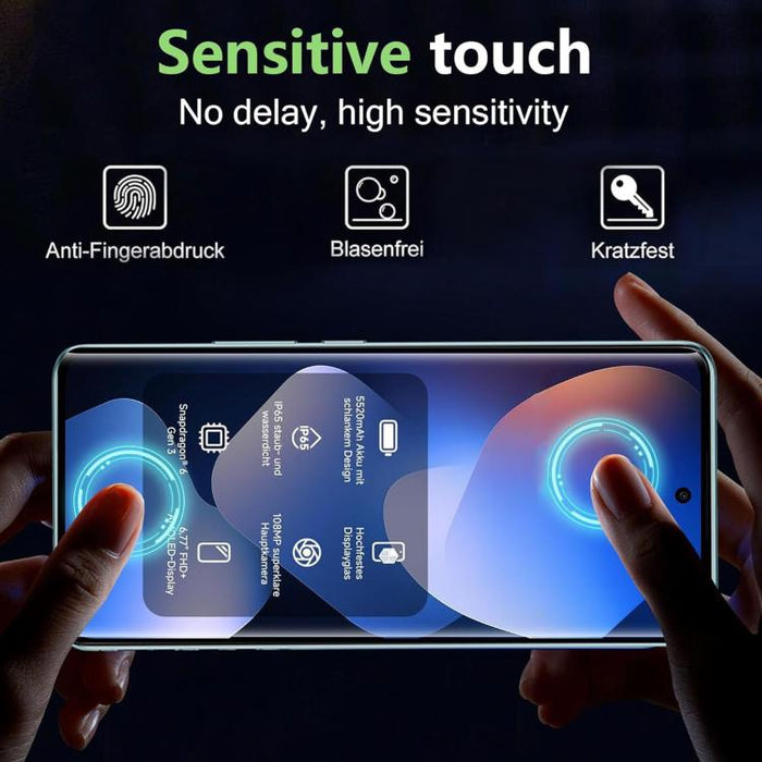 10 láminas de vidrio templado HD serigrafiadas, curvas, con adhesivo completo, de alto contenido en aluminio, con cobertura total y antihuellas, de la marca Kalebol., For Redmi Note 15 Pro+ 5G Global 163.3mm, For Redmi Note 15 5G Global 164mm          ...