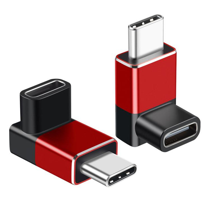 Adaptador USB-C de 90 grados ENKAY ENK-AT132, convertidor de extensión USB4 Thunderbolt 4/3 de 40 Gbps., 2 Pcs, 1 Pcs