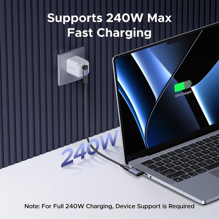 Adaptador USB-C de 90 grados ENKAY ENK-AT132, convertidor de extensión USB4 Thunderbolt 4/3 de 40 Gbps., 2 Pcs, 1 Pcs