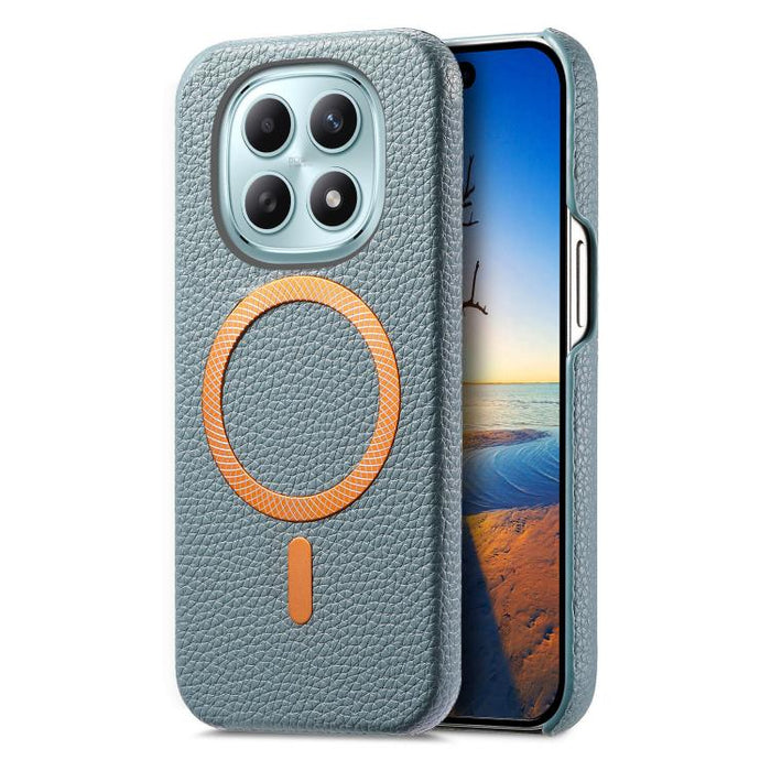 Funda para teléfono MagSafe de PU con textura de lichi cepillada, For Redmi Note 15 Pro+ Global 163.3mm, For Redmi Note 15 4G / 5G Global 164mm, For Xiaomi 17 Pro Max, For Redmi Note 15 Pro Global 163.6mm, For Xiaomi 17 Pro, For Xiaomi 17
