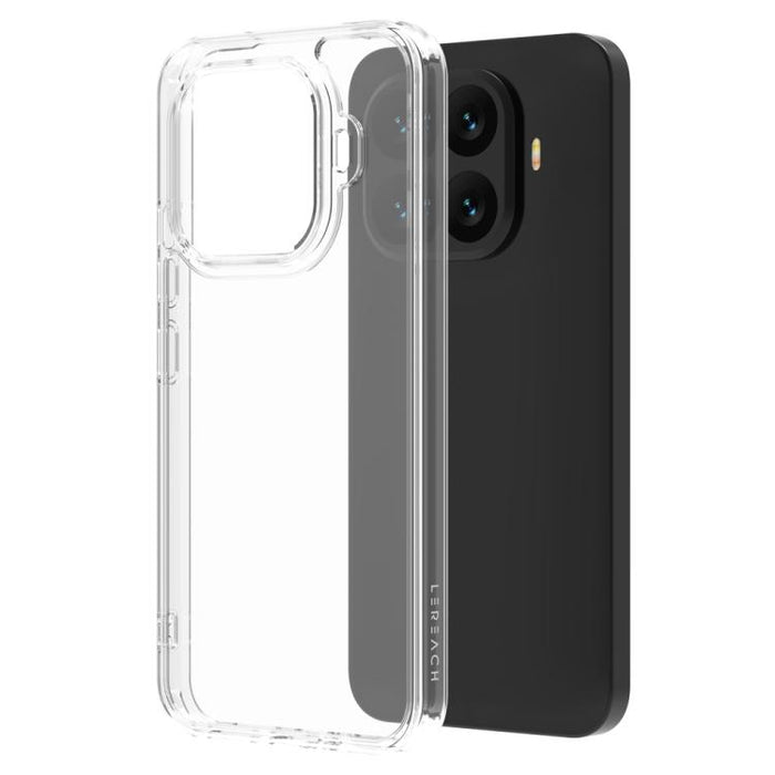 Funda para teléfono LeReach TOC Clear Series Composite Armor híbrida de TPU y acrílico a prueba de golpes, For xiaomi 17T Pro 5G, For Xiaomi 17T 5G, For Xiaomi 17