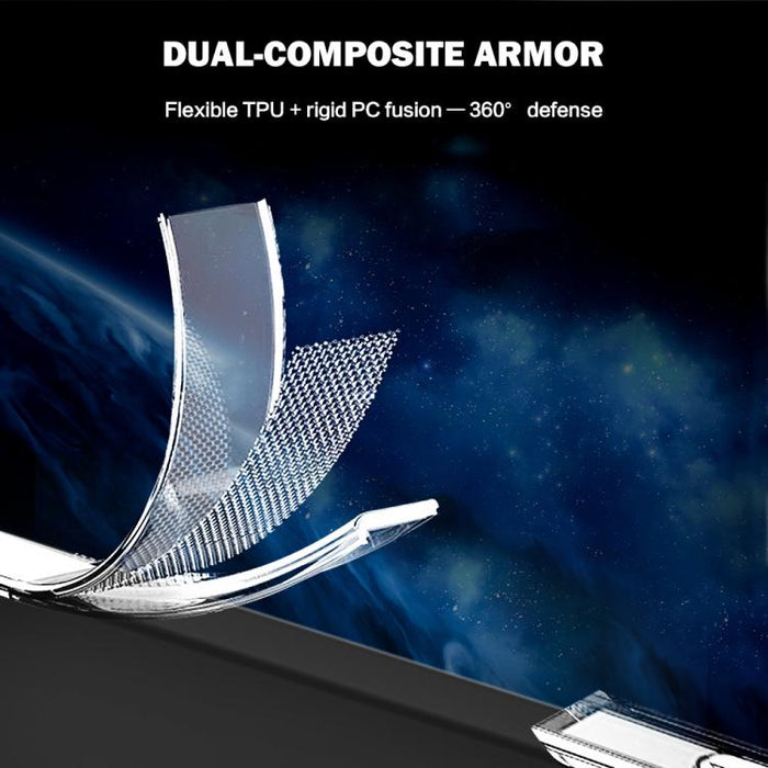 Funda para teléfono LeReach TOC Clear Series Composite Armor híbrida de TPU y acrílico a prueba de golpes, For xiaomi 17T Pro 5G, For Xiaomi 17T 5G, For Xiaomi 17