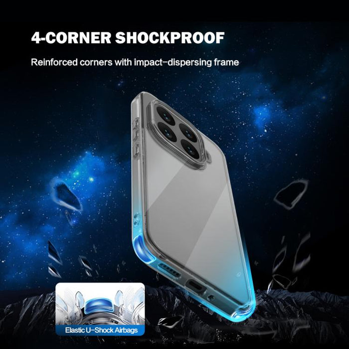Funda para teléfono LeReach TOC Clear Series Composite Armor híbrida de TPU y acrílico a prueba de golpes, For xiaomi 17T Pro 5G, For Xiaomi 17T 5G, For Xiaomi 17