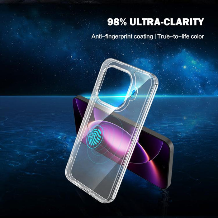 Funda para teléfono LeReach TOC Clear Series Composite Armor híbrida de TPU y acrílico a prueba de golpes, For xiaomi 17T Pro 5G, For Xiaomi 17T 5G, For Xiaomi 17