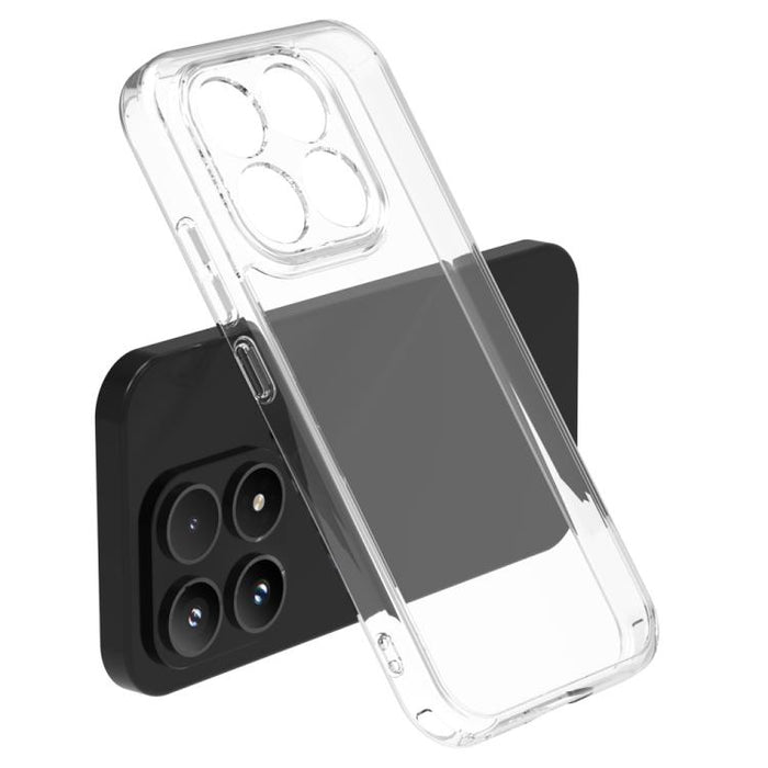 Funda para teléfono LeReach TOC Clear Series Composite Armor híbrida de TPU y acrílico a prueba de golpes, For xiaomi 17T Pro 5G, For Xiaomi 17T 5G, For Xiaomi 17