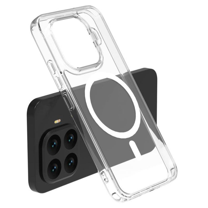 Funda magnética antigolpes LeReach TOC Clear Series de doble compuesto, TPU + acrílico., For Xiaomi 17T Pro 5G, For Xiaomi 17T 5G
