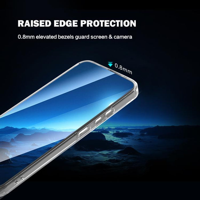 Funda magnética antigolpes LeReach TOC Clear Series de doble compuesto, TPU + acrílico., For Xiaomi 17T Pro 5G, For Xiaomi 17T 5G