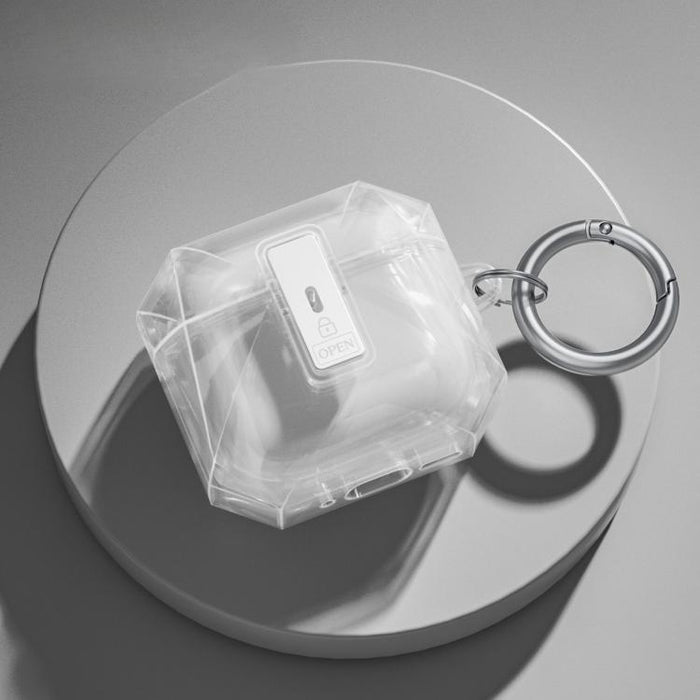 Cubierta protectora transparente magnética con tapa abatible automática, For Airpods 4