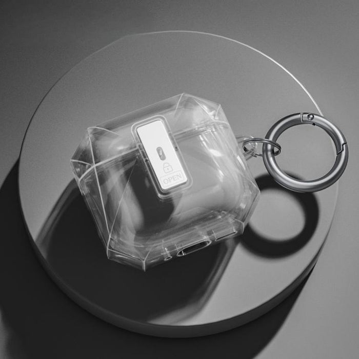 Cubierta protectora transparente magnética con tapa abatible automática, For Airpods 4