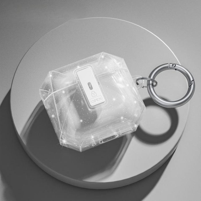 Cubierta protectora transparente magnética con tapa abatible automática, For Airpods 4