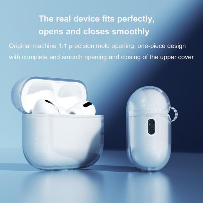 Estuche protector integrado de TPU de alta transparencia y cobertura total para auriculares, For Airpods Pro 3, For Airpods Pro 2